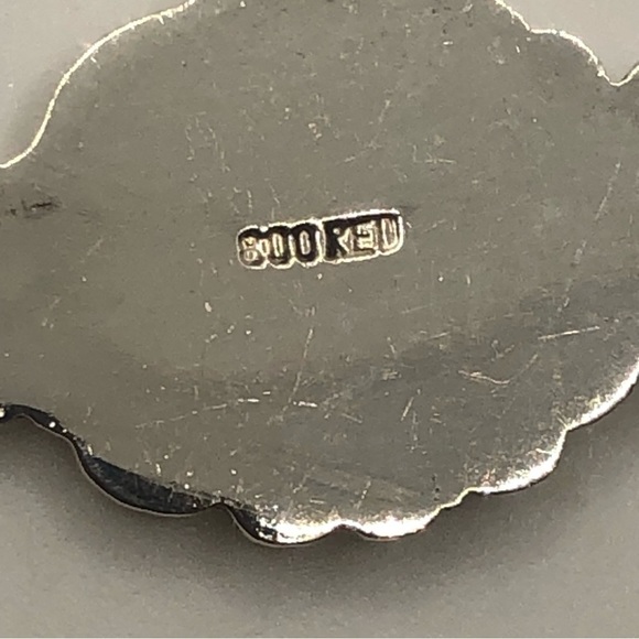 Vtg 800 Silver Koln Cologne Souvenir Spoon Heidelberg Stamped 800 RED/ 3.9” - Picture 4 of 5